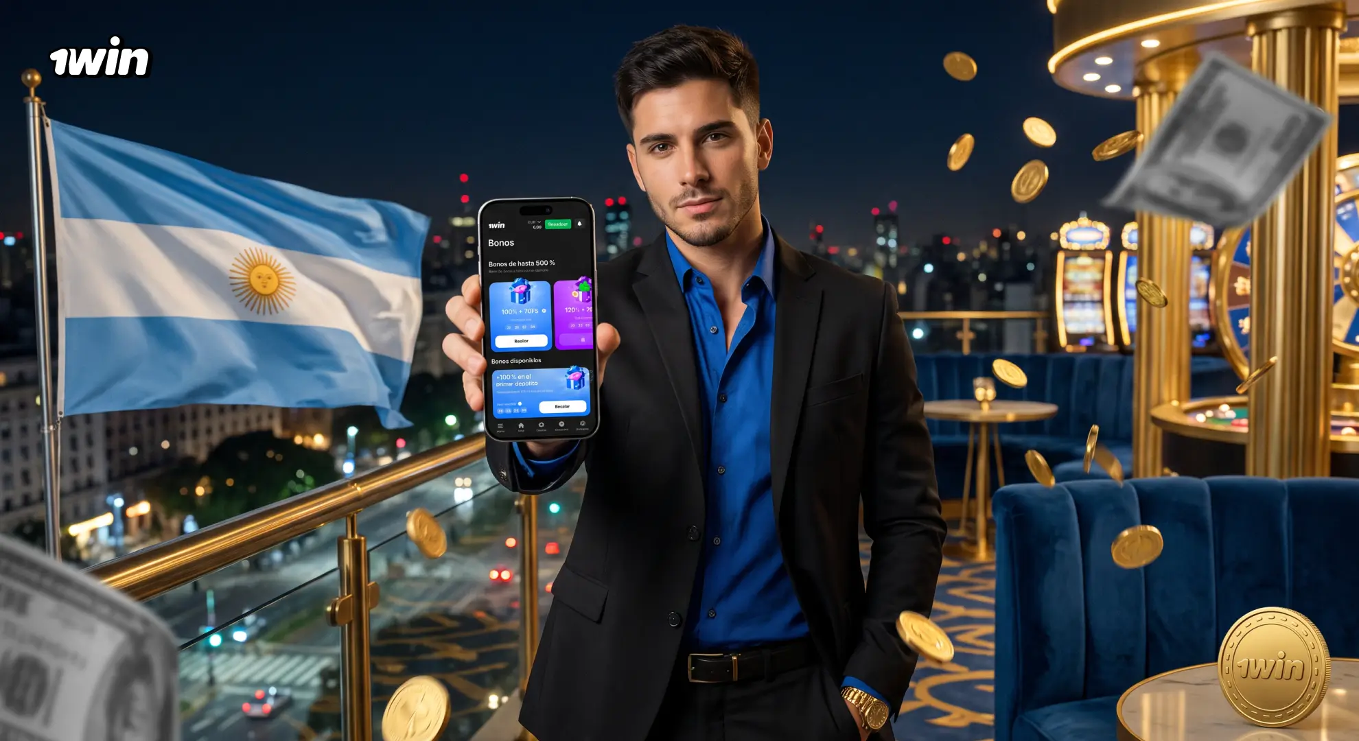 Requisito de apuesta del bono de 1win