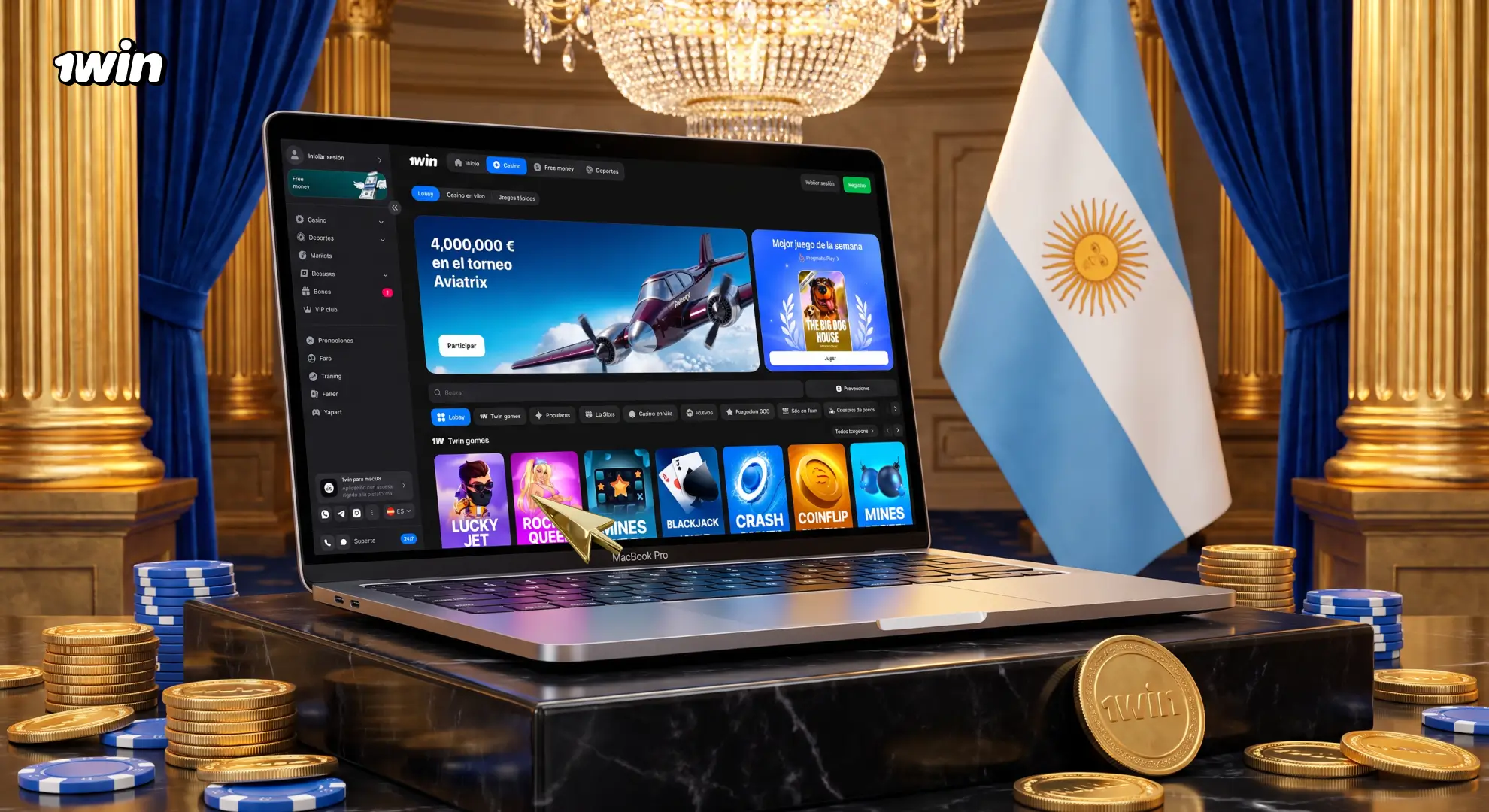 Apuestas deportivas en 1win Argentina